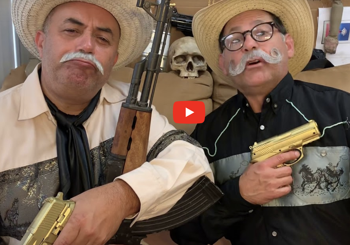 The bad hombres of our world premiere comedy by Herbert Siguenza